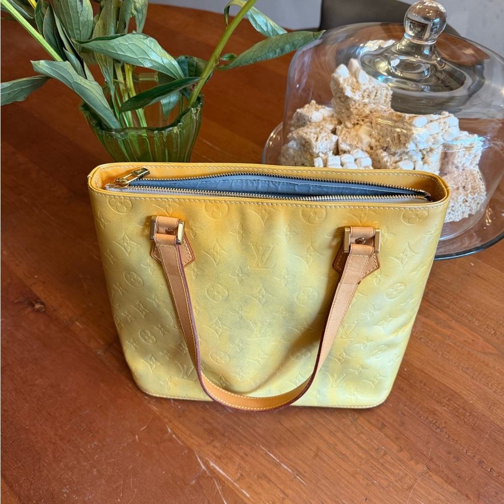 Louis Vuitton Yellow Tote Bag